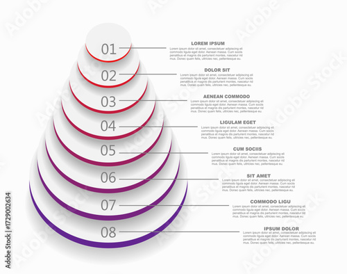 Infographic design template with place for your data. Vector illustration.
