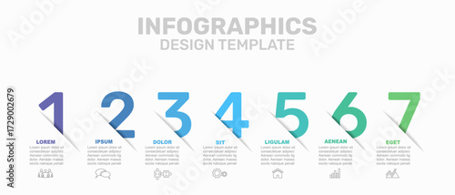 Infographic design template with place for your data. Vector illustration.