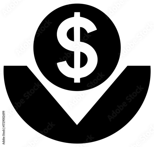 Money Investment in People Icon Finance Funding Vector Illustration