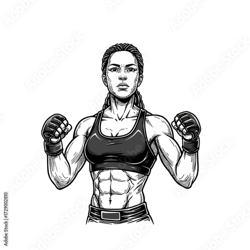 Female MMA Fighter