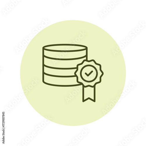 Data Quality pentaglow , vector, pixel perfect, illustrator file 
