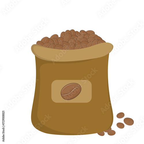 Coffee Beans in a Sack