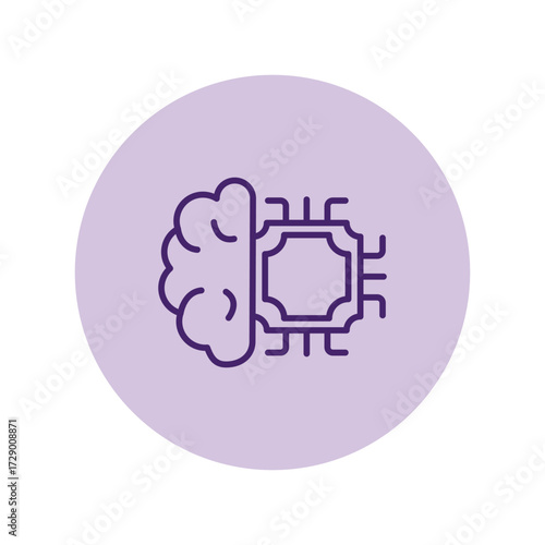 Machine Learning pentaglow , vector, pixel perfect, illustrator file 
