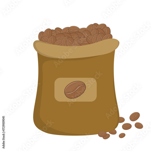 Coffee Beans in a Sack