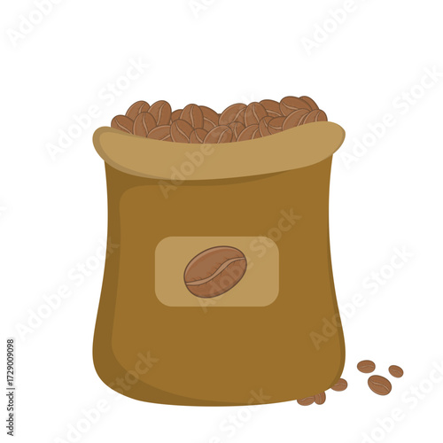 Coffee Beans in a Sack