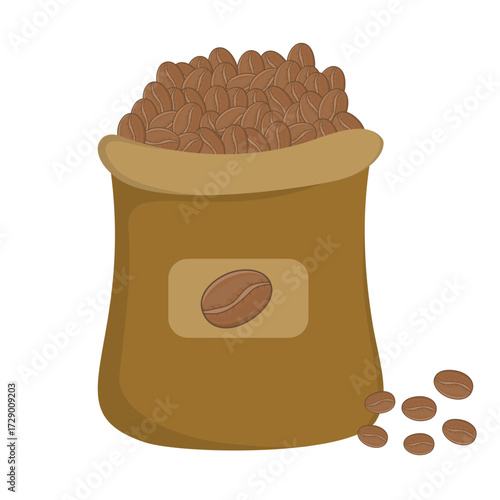 Coffee Beans in a Sack