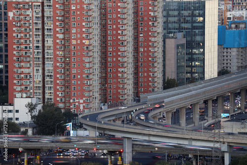 Canvas Print traffic in hong kong