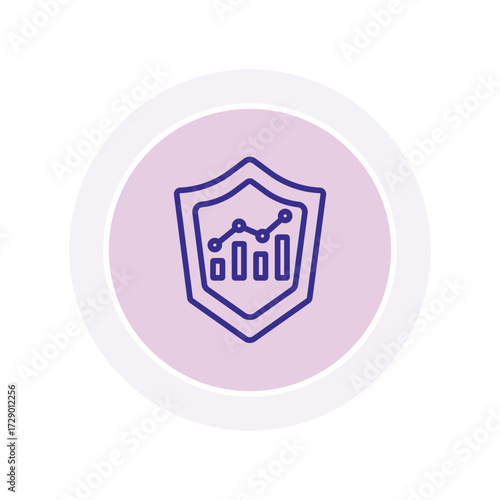 Data Privacy color circle icon , vector, pixel perfect, illustrator file 
