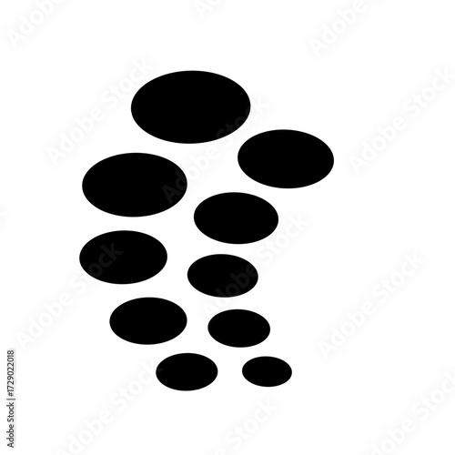 Stepping Stone Silhouette