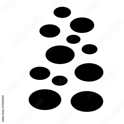 Stepping Stone Silhouette