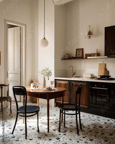 modern kitchen interior