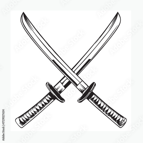 two crossed swords