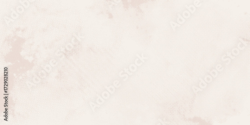 Dotted textured background, noisy gritty dot halftone effect. Gradient beige eggshell texture, old wall. Paper grunge dusty ecru backdrop, pastel overlay.