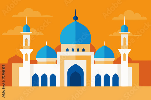 vector illustration of a mosque