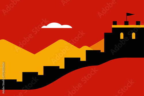 vector illustration of a city