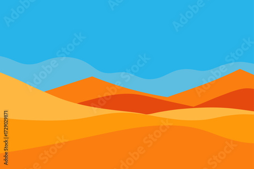 desert landscape with desert