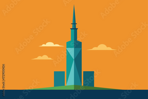 mosque and minaret