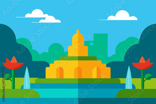 vector illustration of a city