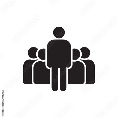 Business Man Vector Icon, Symbol of professionalism, leadership, and success, Vector illustration  EPS 10.