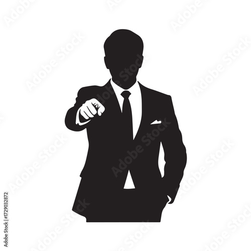 Businessman Icon. professional business man, human resource and businessman icon concept, , man icon in trendy flat style, Symbol, vector illustration eps 10.