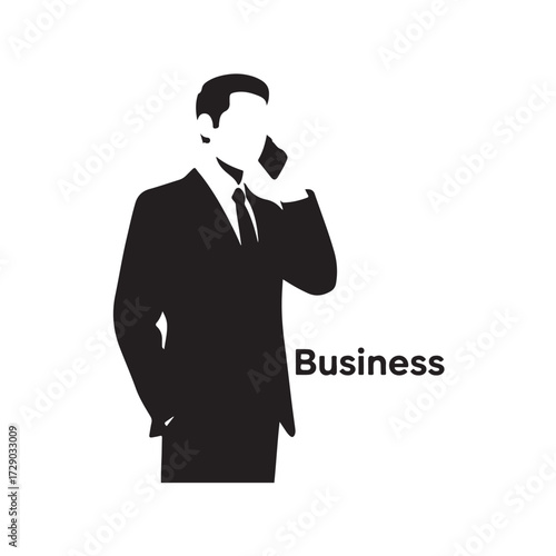 Businessman Icon. professional business man, human resource and businessman icon concept, , man icon in trendy flat style, Symbol, vector illustration eps 10.