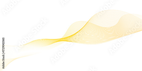 abstract orange wave line backdrop, modern stylish dynamic orange wave vector illustration, the orange or yellow wave line is very long and has a lot of detail, creating a dynamic and modern design.