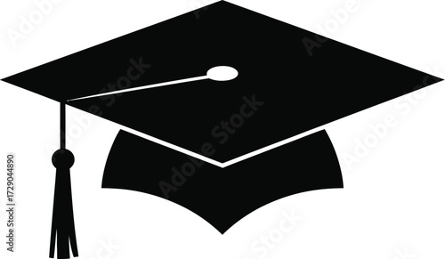 Academic graduation cap symbolizing achievement and education
