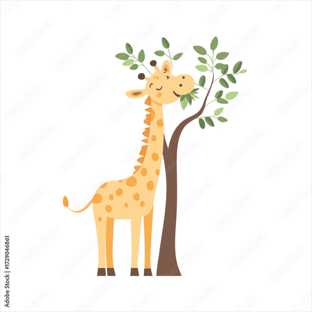 Obraz premium giraffe vector illustration