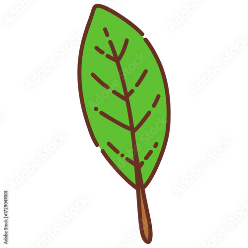 nature green leaf icon vector