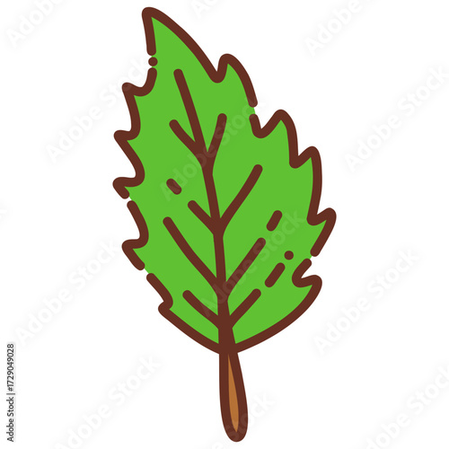 green leaf vector