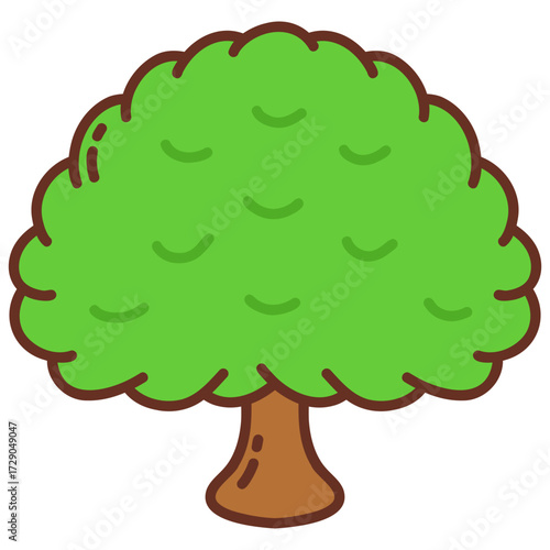 vector illustration of a tree