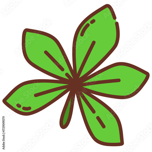 green floral  green leaf