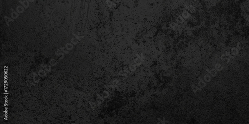 Abstract grunge polishes black stone concrete texture background, Old dusty grunge wall background with vintage grunge texture or grunge surface detail for modern abstract design and decoration.