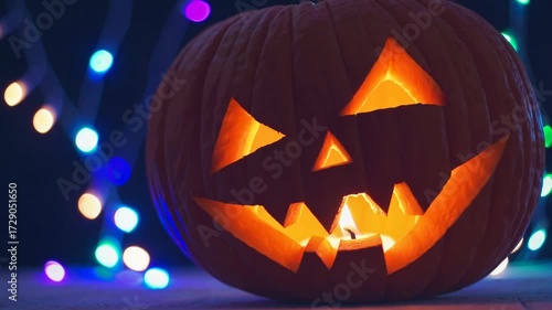 Creative pumpkin carving ideas for Halloween celebrations at home with bright decorations