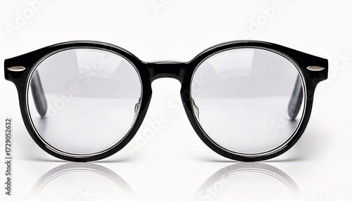 Elegant Black Eyeglasses Stylish, Clear Lens, and Fashionable Design for Enhanced Vision