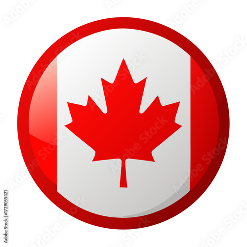 canadian flag button