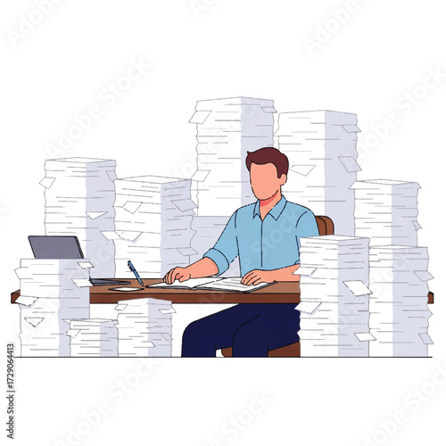 business man in office