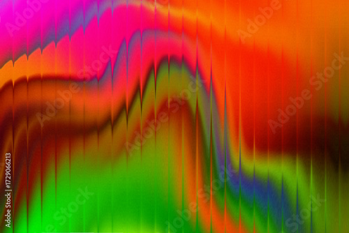 Vibrant abstract wavy colorful background with textured lines