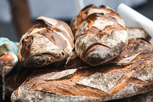 FRENCH FRESH BACKED BREAD, ST BARTH, CARIBBEAN 
