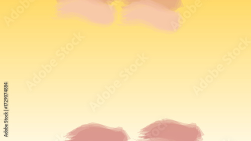Abstract gradient sunset scenery vector illustration with pastel colors for graphic design projects usage