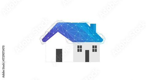 Futuristic home concept showcasing innovative technology and connectivity for modern living