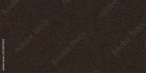 A close-up macro of dark, textured leather material with black and brown vintage grunge surface pattern backgrounds