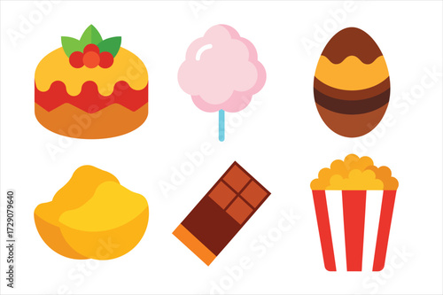 set of easter icons