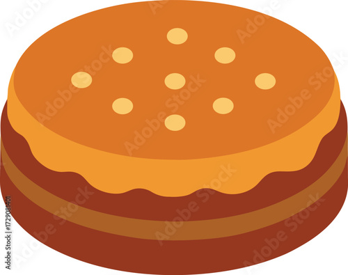 Vector art of burger vector illustration