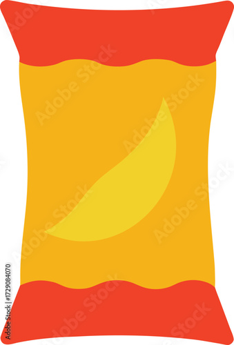 Vector art of bag of chips illustration