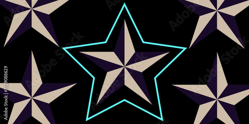 Abstract nautical star