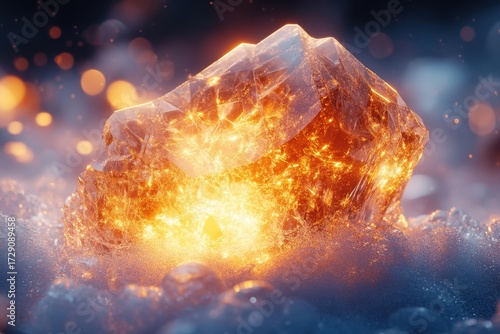 Ice on fire.
