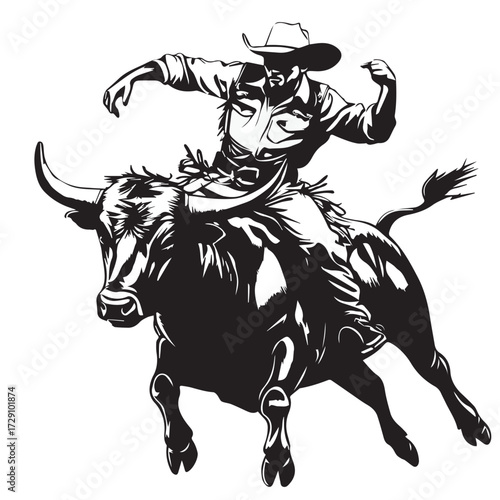 vector illustration of a cow
