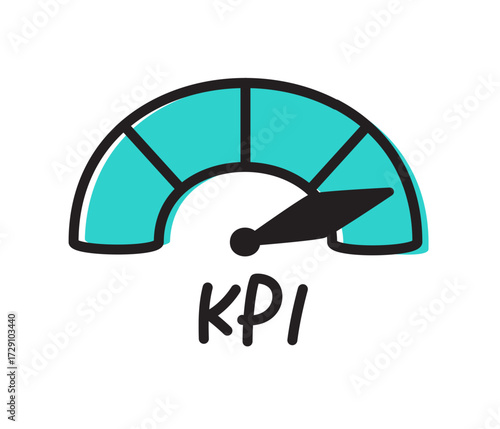 kpi perfomance gauge chart