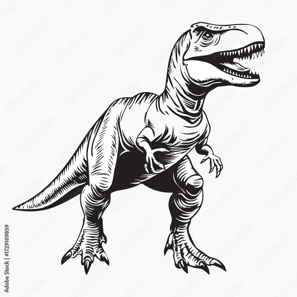 Obraz premium dinosaur vector illustration